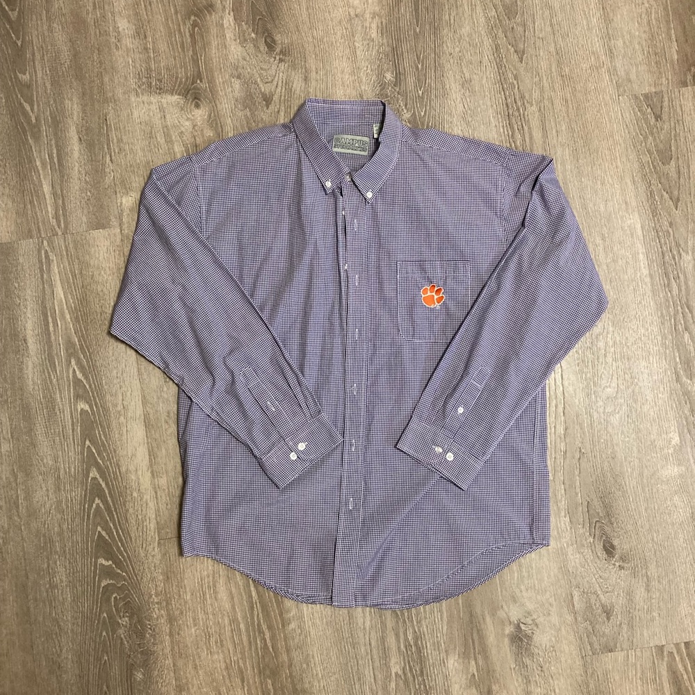 CLEMSON Campus Specialties XXL Mens Long Sleeve with Clemson Embroidered Paw